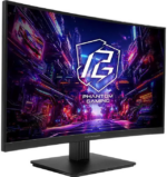 ASRock Phantom Gaming Monitor 27" 180 Hz VA QHD FreeSync (AMD Adaptive Sync) 95% DCI-P3 / 132% sRGB PG27QRT1B