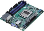 ASRock Rack AM5D4ID-2T/BCM Deep mini-ITX Server Motherboard AMD Ryzen 7000 AM5 (LGA 1718) KNOLL3 X300 Dual 10G LAN - Newegg.com