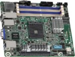 AsRock Rack B550D4ID-2L2T Deep mini-ITX Server Motherboard AMD Ryzen 5000 Series AM4 (PGA 1331) B550 Dual 1GbE+10GbE