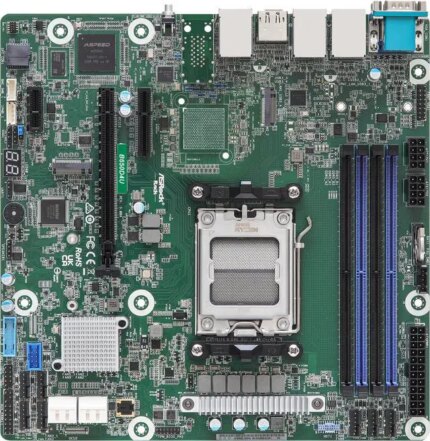 AsRock Rack B650D4U Micro-ATX Server Motherboard Single Socket AMD EPYC™ 4005/4004 and AMD Ryzen™ 9000/8000/7000 series Processors (LGA 1718) B650E