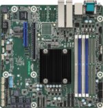 ASRock Rack D1749NTD4U-4Q Micro-ATX SoC Server Motherboard Intel® Xeon® D-1749NT processor PCIe4.0 4 SFP28 (Up to 25GbE)