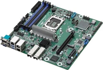 ASRock Rack EC262D4U2-2L2Q/E810 Xeon E-2400 Micro ATX MB, 2 x 25GbE SFP28, IPMI - Newegg.com