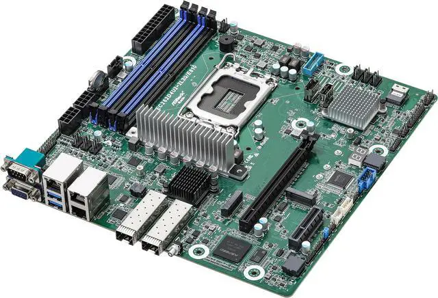 ASRock Rack EC262D4U2-2L2Q/E810 Xeon E-2400 Micro ATX MB, 2 x 25GbE SFP28, IPMI - Newegg.com
