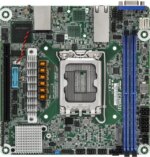 ASRock Rack Server Motherboard EC266D2I Mini-ITX 2x 1GLan Single Socket V1 (LGA 1700) Intel Xeon E-2400 series