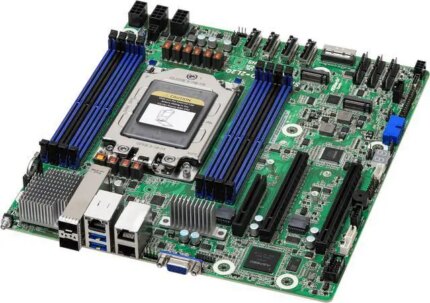 ASRock Rack Server Motherboard SIENAD8UD-2L2Q Deep Micro-ATX 2x SFP28 Single Socket SP6 (LGA 4844) AMD EPYC™ 8004