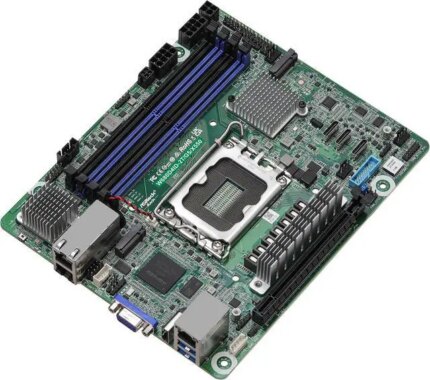 AsRock Rack W680D4ID-2T/G5/X550 Deep Mini-ITX Server Motherboard Single Socket 12th & 13th Gen Intel® Core™ series processors (LGA 1700) W680 Dual 10G Lan PCIe 5.0 - Newegg.com