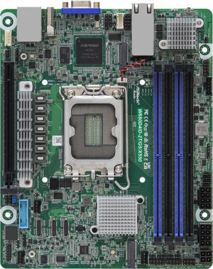 AsRock Rack W680D4ID-2T/G5/X550 Deep Mini-ITX Server Motherboard Single Socket 12th & 13th Gen Intel® Core™ series processors (LGA 1700) W680 Dual 10G Lan PCIe 5.0 - Newegg.com
