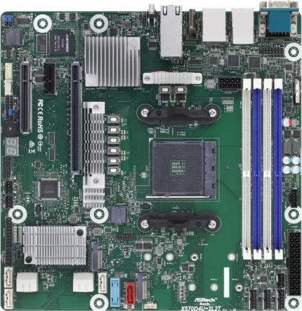 AsRock Rack X570D4U-2L2T micro-ATX Server Motherboard AMD AM4 PGA 1331 Dual 10GLAN