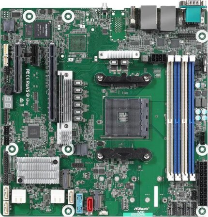 AsRock Rack X570D4U micro-ATX Server Motherboard AMD AM4 PGA 1331 Dual GLAN