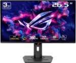 ASUS 26.5" 360 Hz OLED QHD Gaming Monitor FreeSync Premium Pro & G-Sync Compatible DCI-P3 99%, sRGB 135% ROG Strix OLED XG27ACDNG