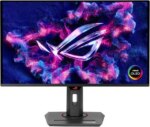ASUS 26.5" 360 Hz OLED QHD Gaming Monitor FreeSync Premium Pro & G-Sync Compatible DCI-P3 99%, sRGB 135% ROG Strix OLED XG27ACDNG