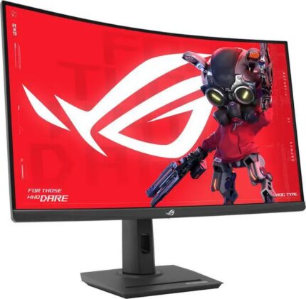 ASUS 32" 180 Hz Fast VA QHD Gaming Monitor 1ms (GTG) Curved ROG Strix XG32WCS