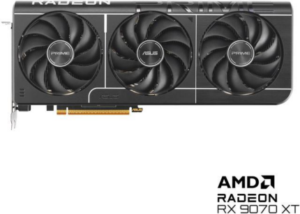 ASUS PRIME Radeon RX 9070 XT 16GB 256-Bit GDDR6 PCI Express 5.0 RDNA 4 Graphics Card PRIME-RX9070XT-O16G