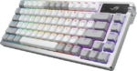 ASUS ROG Azoth 75 Wireless DIY Custom Gaming Keyboard, OLED display, Gasket-Mount, Three-Layer Dampening, Hot-Swappable Pre-lubed ROG NX Storm Tactile