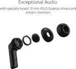 ASUS ROG Cetra True Wireless Gaming Headphones (Low-Latency Bluetooth Earbuds, Active Noise Cancelation, 27-Hour Battery Life, IPX4 Water Resistance,