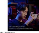 ASUS ROG Cetra True Wireless Gaming Headphones (Low-Latency Bluetooth Earbuds, Active Noise Cancelation, 27-Hour Battery Life, IPX4 Water Resistance,
