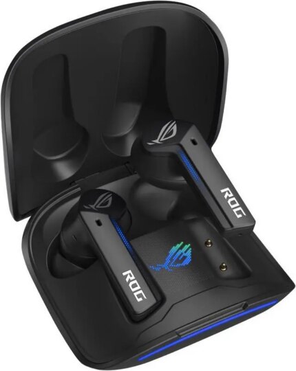 ASUS ROG Cetra True Wireless Gaming Headphones (Low-Latency Bluetooth Earbuds, Active Noise Cancelation, 27-Hour Battery Life, IPX4 Water Resistance,