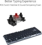 ASUS ROG Falchion Ace 65% RGB Compact Mechanical Gaming Keyboard, Lubed ROG NX Brown Switches & Stabilizers, Sound-Dampening Foam, PBT Keycaps, Wired