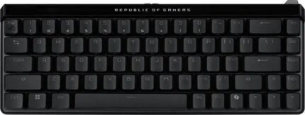 ASUS ROG Falchion Ace HFX 65% compact gaming keyboard - ROG HFX magnetic switches, 8000Hz polling rate, three-layer dampening foam, silicone gasket