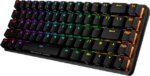 ASUS ROG Falchion NX 65% Wireless RGB Mechanical Gaming Keyboard - ROG NX Red Linear Switches, PBT Doubleshot Keycaps, Wired / 2.4G Hz, Touch Panel,