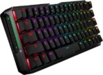 ASUS ROG Falchion NX 65% Wireless RGB Mechanical Gaming Keyboard - ROG NX Red Linear Switches, PBT Doubleshot Keycaps, Wired / 2.4G Hz, Touch Panel,