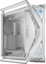 ASUS ROG Hyperion GR701 EATX full-tower computer case with Semi-open structure, tool-free side panels, supports up to 2 x 420mm radiators, built-in