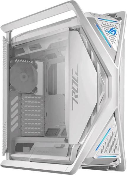 ASUS ROG Hyperion GR701 EATX full-tower computer case with Semi-open structure, tool-free side panels, supports up to 2 x 420mm radiators, built-in