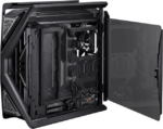 ASUS ROG Hyperion GR701 EATX full-tower computer case with semi-open structure, tool-free side panels, supports up to 2 x 420mm radiators, built-in