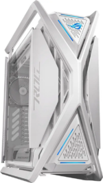 ASUS ROG Hyperion GR701 EATX full-tower computer case with Semi-open structure, tool-free side panels, supports up to 2 x 420mm radiators, built-in
