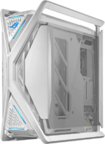 ASUS ROG Hyperion GR701 EATX full-tower computer case with Semi-open structure, tool-free side panels, supports up to 2 x 420mm radiators, built-in