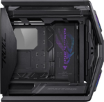 ASUS ROG Hyperion GR701 EATX full-tower computer case with semi-open structure, tool-free side panels, supports up to 2 x 420mm radiators, built-in