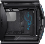ASUS ROG Hyperion GR701 EATX full-tower computer case with semi-open structure, tool-free side panels, supports up to 2 x 420mm radiators, built-in