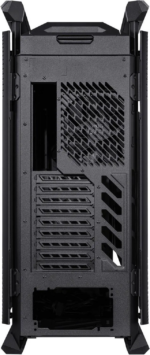 ASUS ROG Hyperion GR701 EATX full-tower computer case with semi-open structure, tool-free side panels, supports up to 2 x 420mm radiators, built-in