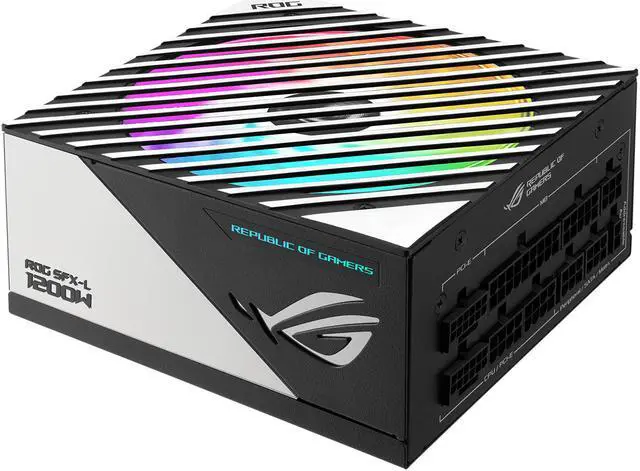 ASUS ROG Loki SFX-L 1200W Titanium PSU (Fully Modular Power Supply, 80+ Titanium, 120mm PWM ARGB Fan, Aura Sync, ATX 3.0 Compatible, PCIe 5.0 Ready) - Newegg.com