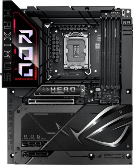 ASUS ROG MAXIMUS Z890 HERO BTF Z890 LGA 1851 ATX motherboard, hidden-connector design, Advanced AI PC Ready, 22+1+2+2 stages, DDR5, WiFi 7, 2.5G LAN,