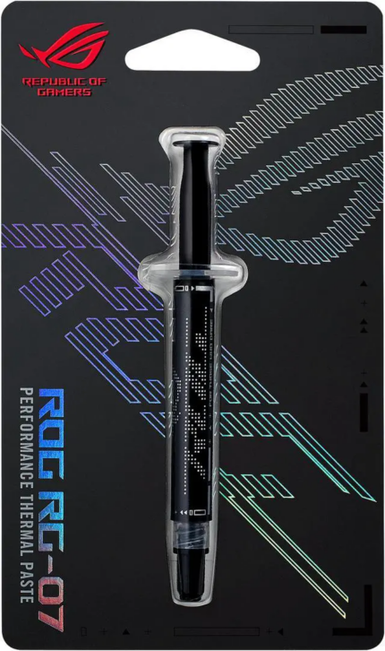 ASUS ROG RG-07 PERFORMANCE THERMAL PASTE - 3 Grams, 2.5 W/m.k Rated Thermal Absorption Paste for All Processors and Graphics Cards