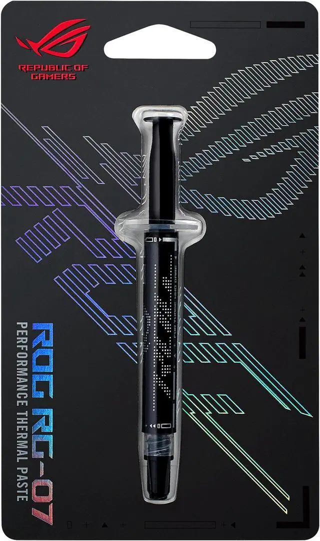 ASUS ROG RG-07 PERFORMANCE THERMAL PASTE - 3 Grams, 2.5 W/m.k Rated Thermal Absorption Paste for All Processors and Graphics Cards