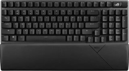 ASUS ROG Strix Scope II 96 Wireless Gaming Keyboard, Tri-Mode Connection, Dampening Foam & Switch-Dampening Pads, Hot-Swappable Pre-lubed ROG NX Snow