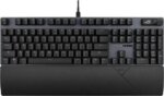 ASUS ROG Strix Scope II X 100% Gaming Keyboard, hot-swappable pre-lubed NX Snow V2 Mechanical switches, Multifunction Controls, PBT doubleshot
