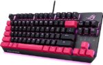 ASUS ROG Strix Scope TKL Electro Punk Mechanical Gaming Keyboard | Cherry MX Red Switches | 2X Wider Ctrl Key for Greater FPS Precision | Gaming