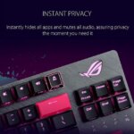 ASUS ROG Strix Scope TKL Electro Punk Mechanical Gaming Keyboard | Cherry MX Red Switches | 2X Wider Ctrl Key for Greater FPS Precision | Gaming