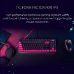 ASUS ROG Strix Scope TKL Electro Punk Mechanical Gaming Keyboard | Cherry MX Red Switches | 2X Wider Ctrl Key for Greater FPS Precision | Gaming