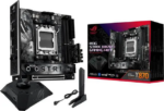ASUS ROG STRIX X870-I GAMING WIFI AMD AM5 X870 Mini ITX mITX motherboard 10+2+1 power stages, Dynamic OC Switcher, Core Flex, DDR5 AEMP, WiFi 7, 2x