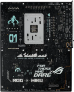 ASUS ROG STRIX X870E-H GAMING WIFI7 HATSUNE MIKU EDITION AMD X870E ATX motherboard, 16+2+1 power stages, Dynamic OC Switcher, Core Flex, DDR5, WiFi 7, 4x M.2, PCIe 5.0, dual...