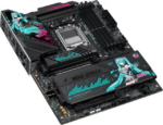 ASUS ROG STRIX X870E-H GAMING WIFI7 HATSUNE MIKU EDITION AMD X870E ATX motherboard, 16+2+1 power stages, Dynamic OC Switcher, Core Flex, DDR5, WiFi 7, 4x M.2, PCIe 5.0, dual...