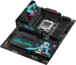 ASUS ROG STRIX X870E-H GAMING WIFI7 HATSUNE MIKU EDITION AMD X870E ATX motherboard, 16+2+1 power stages, Dynamic OC Switcher, Core Flex, DDR5, WiFi 7, 4x M.2, PCIe 5.0, dual...