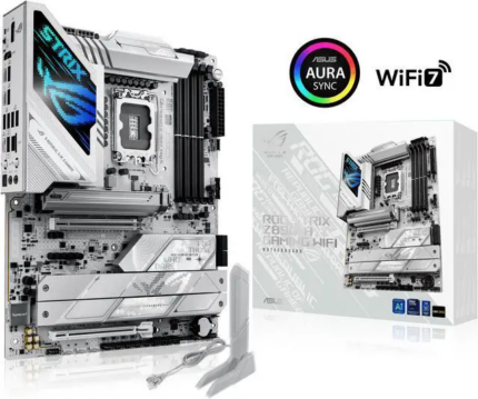 ASUS ROG STRIX Z890-A GAMING WIFI Z890 LGA 1851 ATX motherboard, Intel® Core™ Ultra Series 2 Ready, Advanced AI PC-ready, 16+2+1+2 stages, DDR5, WiFi