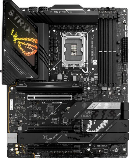 ASUS ROG STRIX Z890-H GAMING WIFI Z890 LGA 1851 ATX motherboard, Intel Core Ultra Series 2 Ready, Advanced AI PC-ready, 16+2+1+2 stages, DDR5, 5Gb