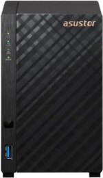 Asustor AS1102TL Drivestor 2 Lite 2 Bay NAS, Quad-Core 1.7GHz CPU, 1GbE Port, 1GB DDR4 (Diskless)