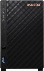 Asustor AS1102TL Drivestor 2 Lite 2 Bay NAS, Quad-Core 1.7GHz CPU, 1GbE Port, 1GB DDR4 (Diskless)